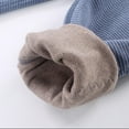 thumbnail image 4 of ZyeKqe Toddler Baby Clothes Boys Girls Fleece Lined Pants High Waisted Cotton Pants Warm Winter Sherpa Long Pants, 4 of 5