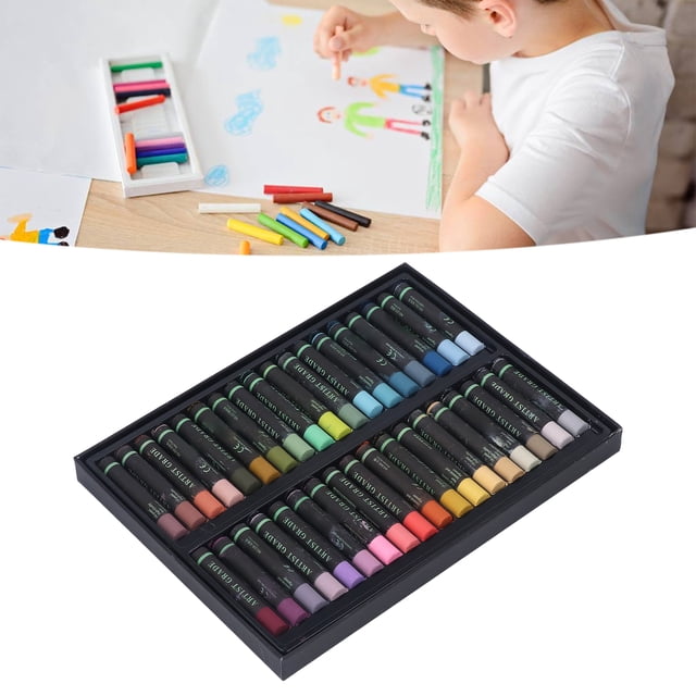 Barra De Pintura Al óleo, Suavemente 36 Colores Colores Pesados Pasteles Al óleo Suaves Buen Efecto De Superposición De Disolución Gris Avanzado Respetuoso Con El Medio