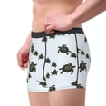 thumbnail image 3 of Wukai Sea Turtle Print Men’s Underwear Breathable Boxer Briefs,&nbsp;Moisture Wicking & Breathable-Large, 3 of 7