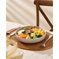 thumbnail image 2 of Famiware Milkyway 4-Piece Stoneware 33 oz Pasta Bowl Set, Light Gray, 2 of 6