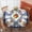 Pioneer Flower Floral-1, variant on Pioneer Flower Floral Print Pattern Round Tablecloth 60 X 60 Inch, Wrinkle Resistant Wipeable Table Cloth for Kitchen Dining Picnic Patio Party