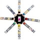 thumbnail image 4 of Juego de dominó de tren mexicano, juego de dominó de 91 piezas en 12 colores, 4 of 6