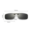 thumbnail image 4 of FYEGRE Detachable Night Driving Clip On Sunglasses with Metal Polarized for Enhanced and Black, 4 of 8