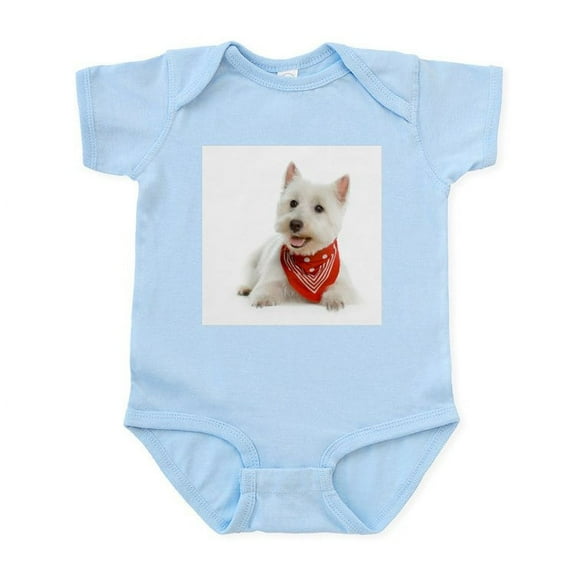 CafePress - Westie Infant Bodysuit - Baby Light Bodysuit, Size Newborn - 24 Months
