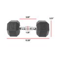 thumbnail image 2 of CAP Barbell Coated Hex Dumbbell, Single 3 - 100 lb, 2 of 6