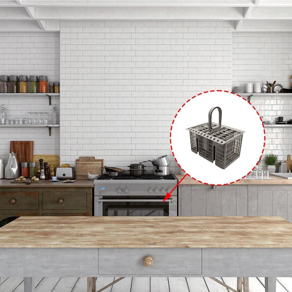Easy to Dishwasher Cutlery Storage Rack Food Grade Texture Kitchen Utensil Organizers for Long Term Use