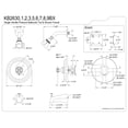 thumbnail image 5 of Kingston Brass KB2630BX Metropolitan Single-Handle Pressure Balanced Tub and Shower Faucet, Matte Black, 5 of 7