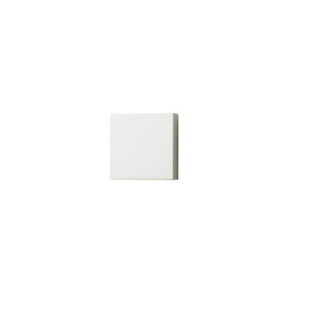 ET2 Brik LED Outdoor Wall Sconce White Aluminum Glass 2 Lights PCB Integrated