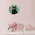 thumbnail image 3 of 14 Inch Wall Clock Battery Operated Silent Clock Decorative for Office, Kitchen, Outdoor, Living Room，Cartoon Cat Kitten Bee Love Art, 3 of 4