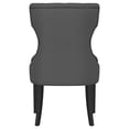 thumbnail image 3 of Baney Fabric Upholstered Dining Side Chair Gray and Black, 3 of 11