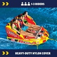 thumbnail image 2 of WOW Sports Bubba Towable Tube for Boating, Water Inflatable Tube for Boats, 1-3 Person Capacity, Super Bubba, 2 of 5