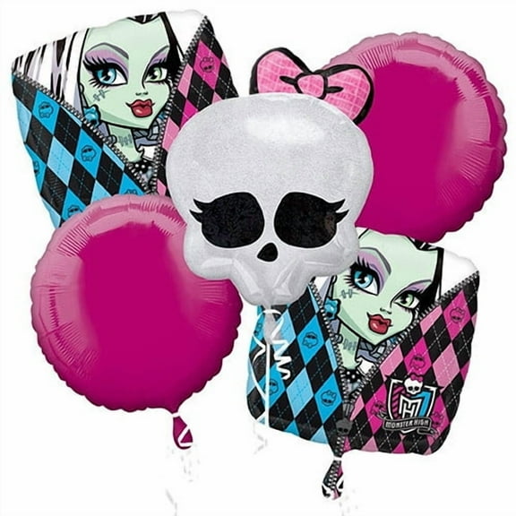 Monster High Balloon Bouquet - Party Supplies