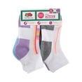 thumbnail image 4 of Fruit of the Loom Ankle Super Soft Printed Socks (Big Girls or Little Girls) 6 Pack, 4 of 4