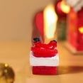 thumbnail image 6 of Christmas Decoration Mini Resin Santa Claus Miniatures Figures Tiny Decor Gifts for Snow Globe Xmas Home Party Cake Toppers Decor (C), 6 of 6