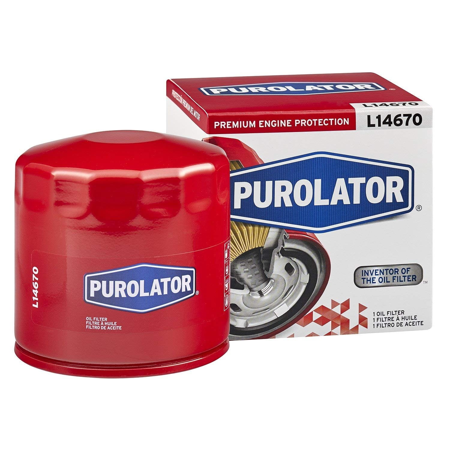 L14670 Purolator Oil Filter (Pack of 2)
