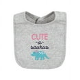 thumbnail image 4 of Hudson Baby Infant Girl Cotton Bibs, Cute-A-Saurus, One Size, 4 of 7