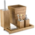 thumbnail image 2 of Home Basics Bamboo Toothbrush holder, 2 of 5