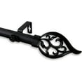 thumbnail image 3 of Clair 1" dia. Curtain Rod 160-240 inches - Black, 3 of 4