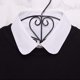 thumbnail image 4 of Cuello falso de algodón desmontable, blusa puntiaguda/redonda, suéter con cuello de camisa, Top con solapa, decoración de vestido Formal para mujer, 4 of 5