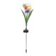 thumbnail image 5 of Juego de 2 luces solares con estaca de flores, lámpara de estaca Solar decorativa impermeable IP65 para jardín al aire libre, 5 of 8
