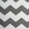thumbnail image 2 of DII 11" Trapezoid Modern Polyester Chevron Storage Bin in Gray (Set of 2), 2 of 6