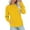 Yellow #026, variant on Crewneck Sweatshirts for Women No Hood Fall Casual Long Sleeve Pullover Tops Loose Sweatshirt with Pocket Wine XL