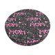 thumbnail image 1 of Balery Lovely Mom Ever Fundas de asiento para taburete de bar redondo de tela de terciopelo ajustables que protegen de arañazos y manchas para sillas de 14 a 17 pulgadas.-12 inch, 1 of 7