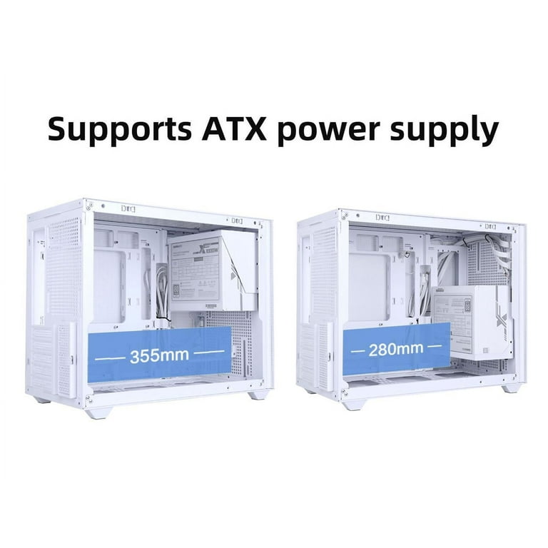 SAMA IM01 Pro Mini Micro ATX Tower Computer Case Tempered Glass