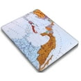 thumbnail image 3 of KSK KAISHEK Hard Shell Compatible with MacBook Air 13.6 Inch m2 with Retina Display Touch ID Type C + Black Keyboard Cover Model: A2681 m2 (World Map 32), 3 of 5