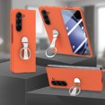thumbnail image 2 of ELEHOLD for Samsung Galaxy Z Fold 6 Case,Skin-Friendly Full Body Protection 360 Degree Ring Kickstand Shockproof Slim Phone Case with Screen Protector for Samsung Galaxy Z Fold 6,Orange, 2 of 11
