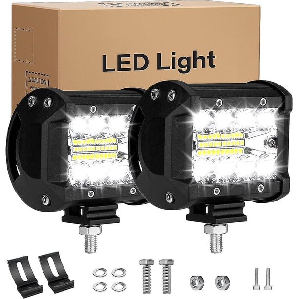 Led-pods, Nebelscheinwerfer, Aiprote 10,2 Cm Led-lichterleiste, Tauchfhige Led-bootslichter, Led-licht-pods, Off-road-beleuchtung, Led-flutfahrlichter