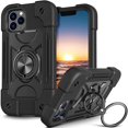 thumbnail image 1 of ORIbox Case for iPhone 13 pro, Heavy Duty Shockproof Anti-Fall case, Black, 1 of 5