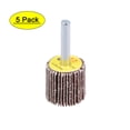 thumbnail image 1 of Unique Bargains 1 Inch Flap Wheels Shank Mounted Sanding Disc Abrasive Wheel 80 Grits 5 Pcs, 1 of 3