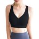 thumbnail image 1 of Ropa interior de mujer Sujetador de yoga para mujer deportivo acanalado cuello en V entrenamiento jogging chaleco informal sin cables, 1 of 7