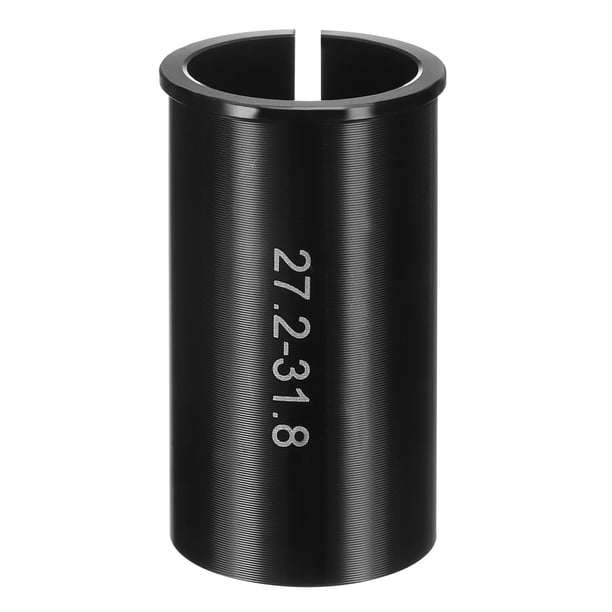 Adaptador de tubo de asiento de bicicleta de aleación Uxcell 27.2mm a 31.8mm 60mm de longitud, manguito reductor de aluminio para bicicleta de montaña, bicicleta de carretera, bicicleta de ciudad
