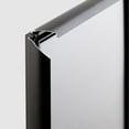 thumbnail image 6 of M&T Displays Opti Snap Poster Frame 8.5x11 Inch Black 1" Aluminum Profile Front Loading Wall Mounting Photo Picture Document Certificate Sign Holder Mitered Corner Anti Glare Cover (2 pack), 6 of 6