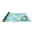thumbnail image 2 of Ahgly Company Indoor Square Abstract Light Blue Modern Area Rugs, 5' Square, 2 of 4