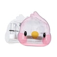 thumbnail image 2 of Comederos y perchas para pájaros, jaulas de viaje transparentes para pájaros peonía, periquitos rosa, 2 of 8