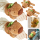thumbnail image 2 of 2pz Capibaras Peluche Malubero,  Cafe, 2 of 5