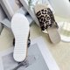 thumbnail image 5 of Bmisegm Ladies Casual Colour Blocking Weaving Thick Bottom Slope Heel Large Size Sandals Slippers Womens Sandals Summer Brown 7.5, 5 of 9