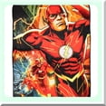 thumbnail image 2 of SpeedForce Flash Couverture en Peluche Super-Héros - 46x60, 2 of 4