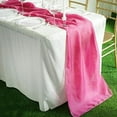 thumbnail image 6 of AK TRADING CO. 27" x 120" Wide Chiffon Elegant Table Runner/Overlay Ideally Perfect for Center Table, Wedding Decor, Bridal Shower & Other Special Occasion. (1, Fuchsia), 6 of 6