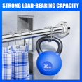 thumbnail image 4 of HSAPOW-Shower Curtain Rod - 32-43 Inch Rustproof Tension Rod, Non-Slip Spring Design, No Drilling Adjustable Curtain Rod for Bathroom, Kitchen, and Closet（Silver）, 4 of 4