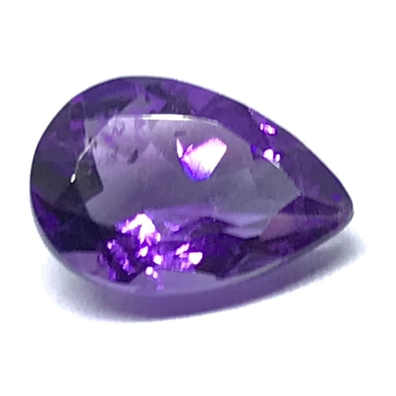 7/10 mm pear shape natural amethyst loose gemstone