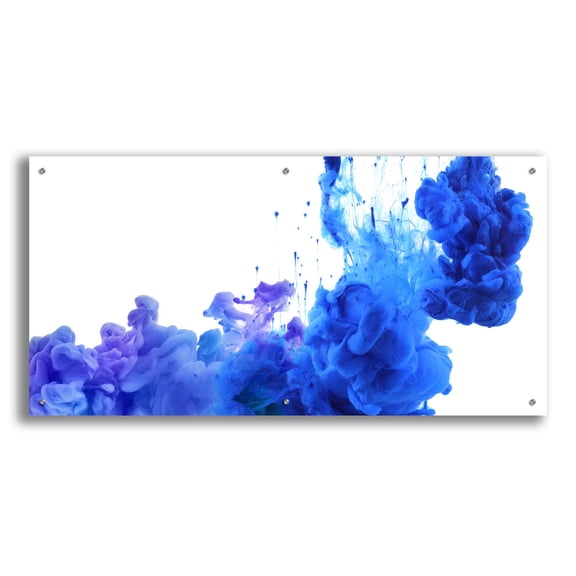 Epic Art 'Rain' by Epic Portfolio, Acrylic Glass Wall Art, 48"x24"