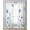 Blue, variant on Brown Red Spring Floral Sheer Curtains 39 Inch Length 2 Panels Set for Living Room/Bedroom, Summer Flowers Botanical Elegant Kitchen Curtains Grommet Semi-Sheer Curtains Window Treatments 27.5"x39"x2