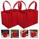 thumbnail image 1 of FUTUREORYY 2Ud Bolsa Tote De Fieltro Para Vino Con Compartimentos Y Asa Resistente Roja, 1 of 6