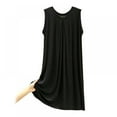 thumbnail image 1 of MesaSe Chemise de Nuit Sans Manches en Modal pour Femmes, Robe de Nuit d'Été, Camisoles Unies, 1 of 9