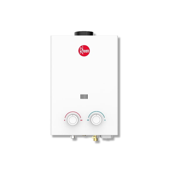 Calentador de agua instantáneo Rheem 6 L/Min Gas LP 1 Servicio, Conexión básica incluida