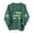 Green V, variant on Women's Casual Long Sleeve Sweatshirts St. Patrick's Day Printed Graphic Crewneck Pullover Tops (XS, Green)